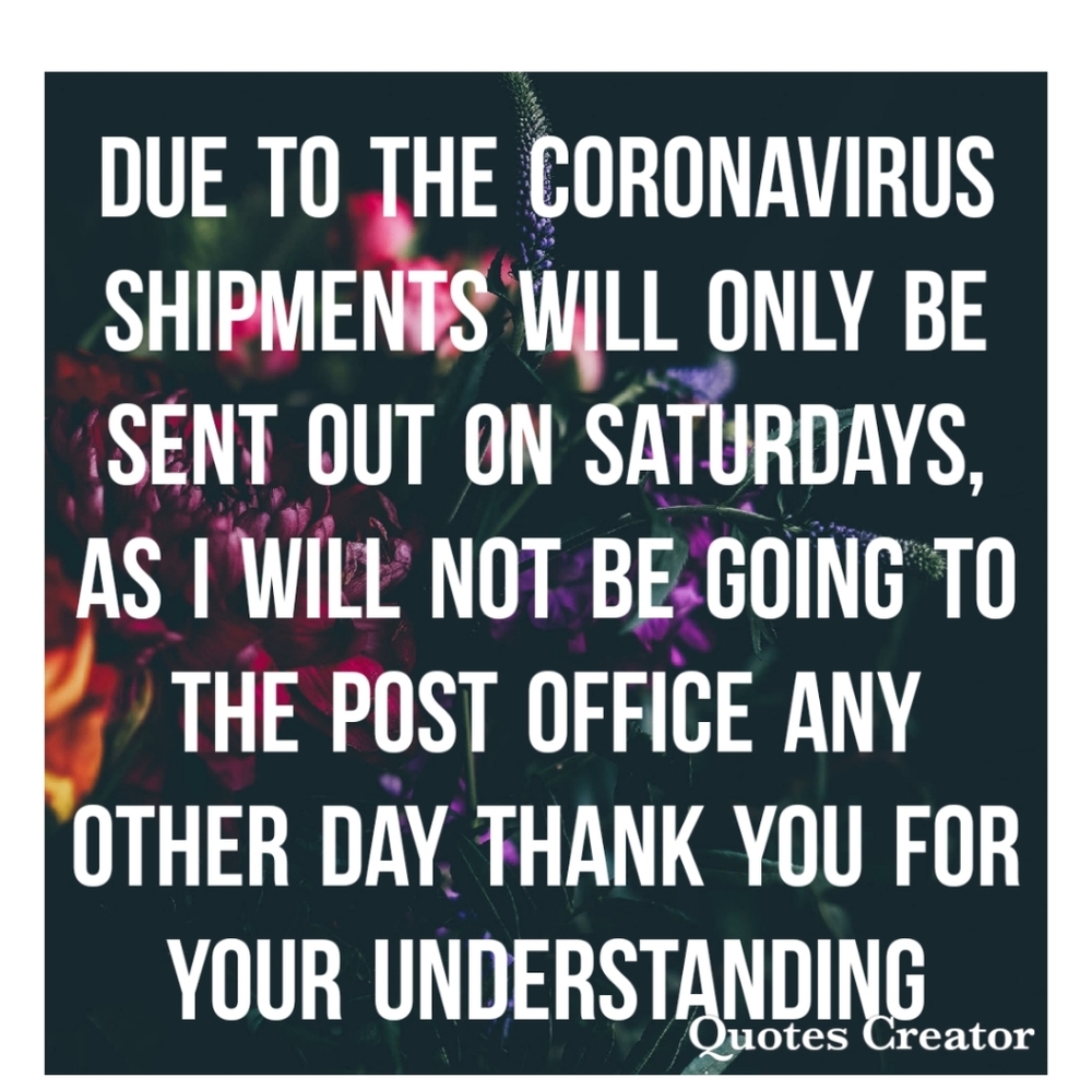 Items being sent out
